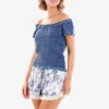 Iconique Mila Shorts - Light Blue Discount