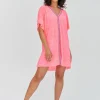 Pitusa Mini Abaya Dress - Hot Pink Hot
