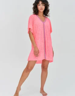 Pitusa Mini Abaya Dress - Hot Pink Hot