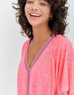 Pitusa Mini Abaya Dress - Hot Pink Hot