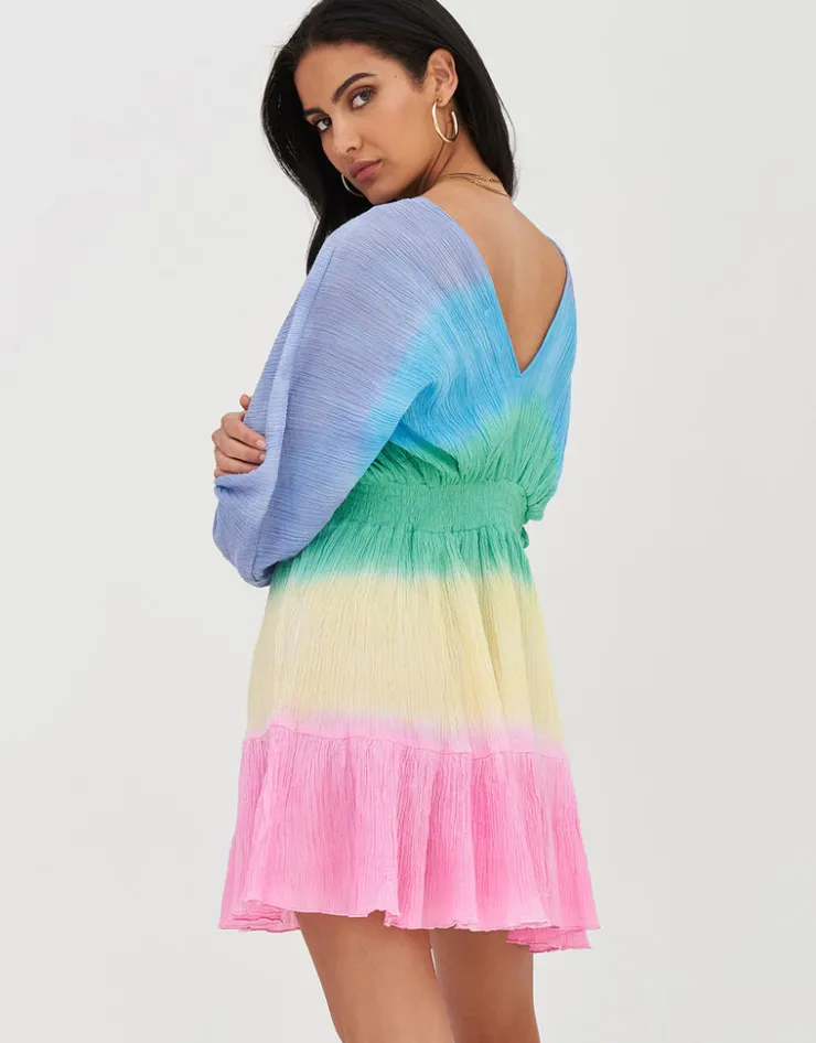 Pitusa Mini Crinkle Clara Dress - Brights Outlet