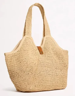 Seafolly Mirage Woven Tote Bag - Natural Clearance