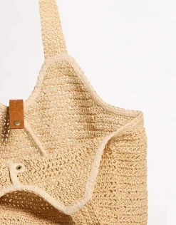 Seafolly Mirage Woven Tote Bag - Natural Clearance