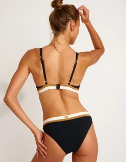 Banana Moon Montecito Dino Bikini Top - Black Best