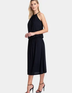 Gottex Moonlight Glow Halter Dress - Black Fashion