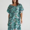 Aqua Blu Muse Kaftan - Multi Outlet