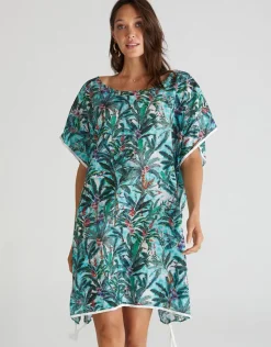 Aqua Blu Muse Kaftan - Multi Outlet