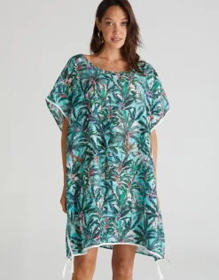 Aqua Blu Muse Kaftan - Multi Outlet