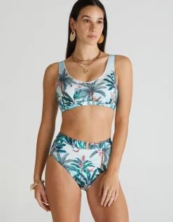 Aqua Blu Muse Lucy D/DD Cup Bikini Top - Multi Hot
