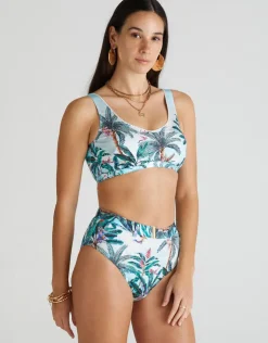 Aqua Blu Muse Lucy D/DD Cup Bikini Top - Multi Hot