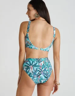 Aqua Blu Muse Lucy D/DD Cup Bikini Top - Multi Hot
