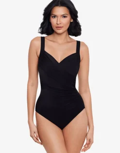 Miraclesuit Must Haves Sanibel Swimsuit - Black Outlet