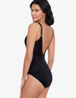 Miraclesuit Must Haves Sanibel Swimsuit - Black Outlet