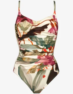 Maryan Mehlhorn Mystic Ruched Underwired Swimsuit - Noble Exotic Discount