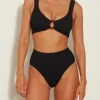 Hunza G Nadine Bikini Set - Black Best