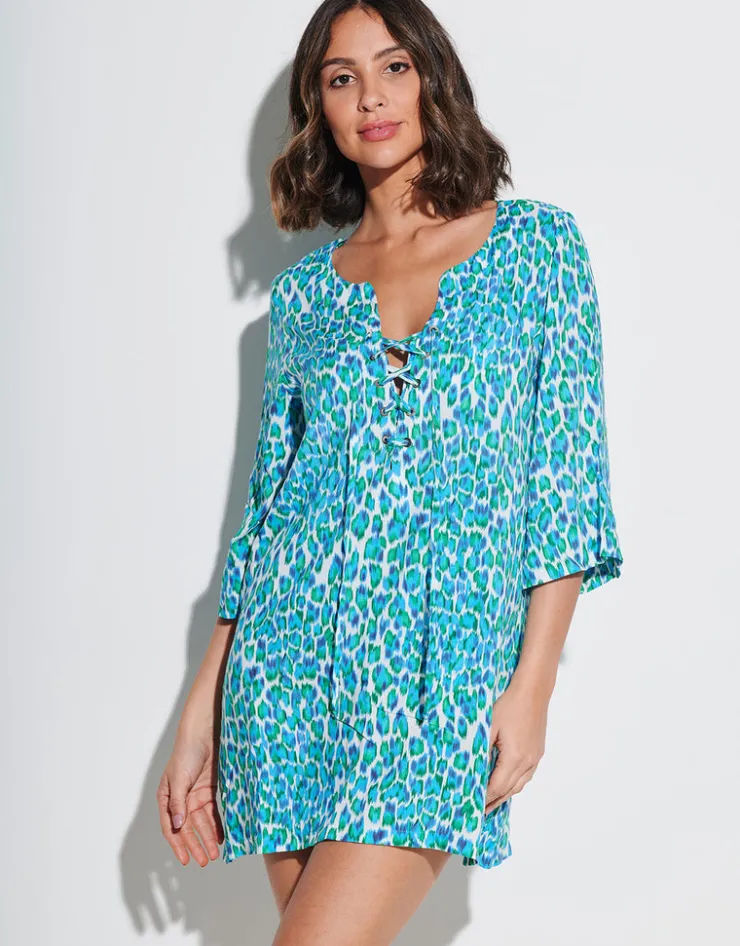 Tessy Nassau Tunic - Blue Sale