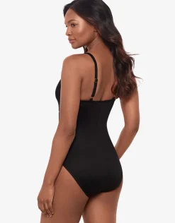 Miraclesuit Network News Mariposa Swimsuit - Black Fashion