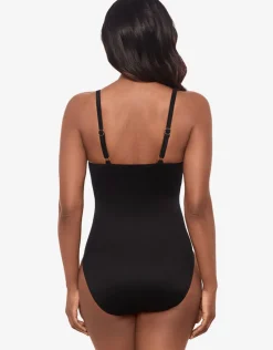 Miraclesuit Network News Mariposa Swimsuit - Black Fashion