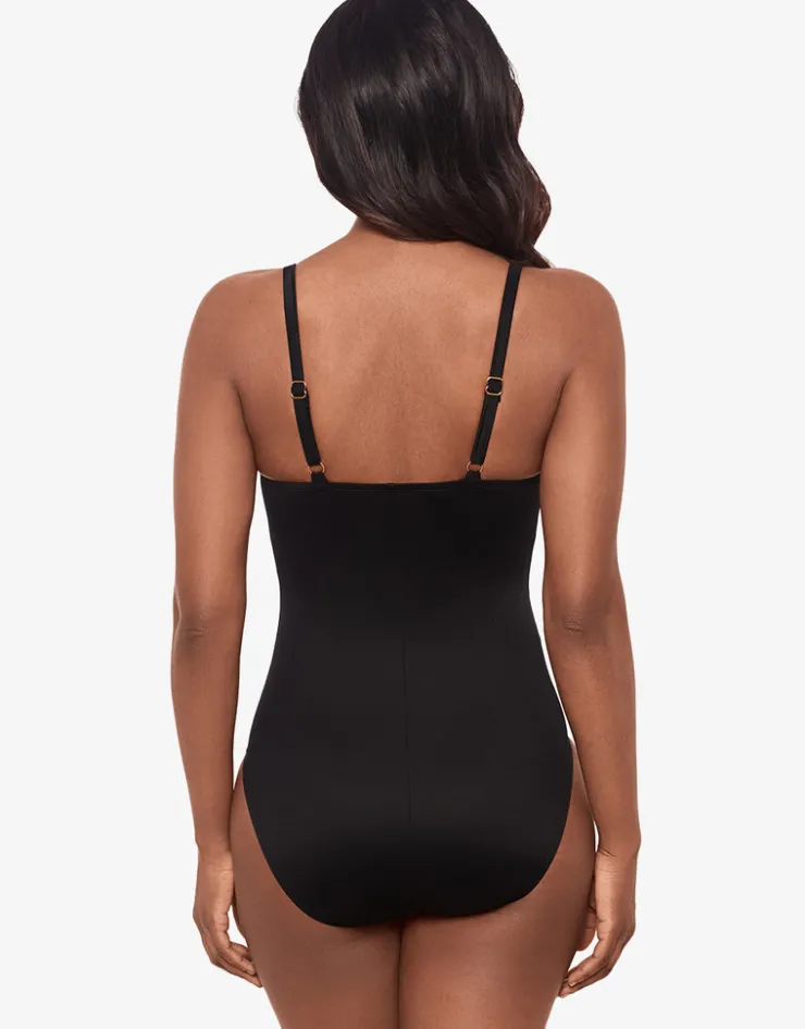 Miraclesuit Network News Mariposa Swimsuit - Black Fashion