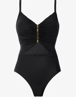 Miraclesuit Network News Mariposa Swimsuit - Black Fashion