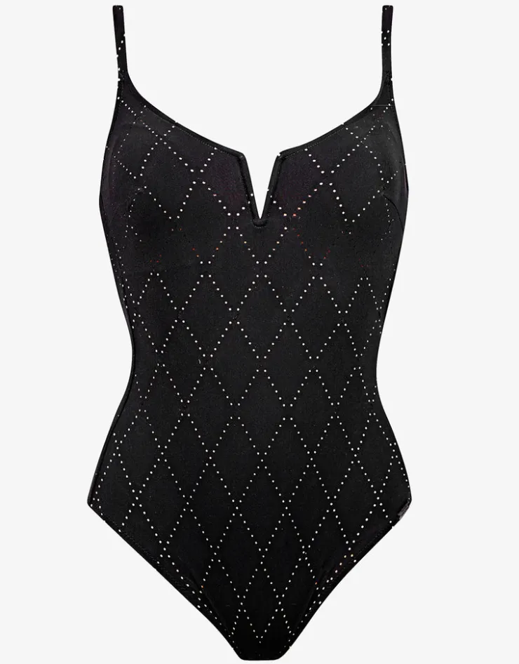 Maryan Mehlhorn Noircraft Moulded Swimsuit - Black Clearance