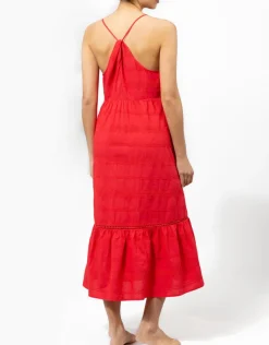 Heidi Klein Numana Scoop Neck Dress - Red New