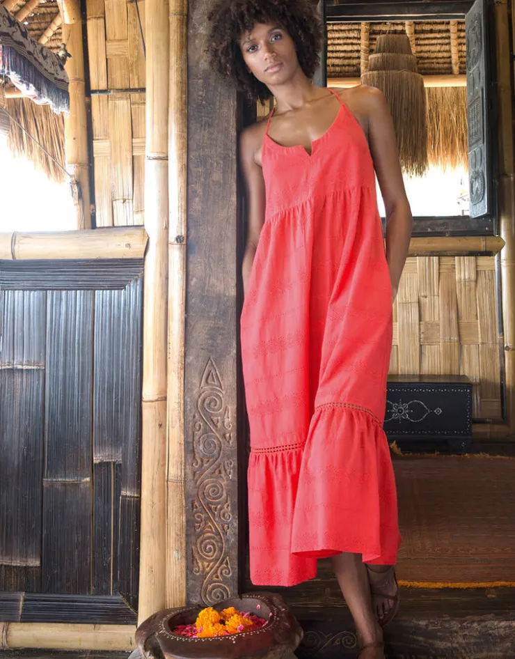 Heidi Klein Numana Scoop Neck Dress - Red New
