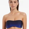 Jets Oia Sunset Minimal Bandeau Bikini Top - Ocean Sale