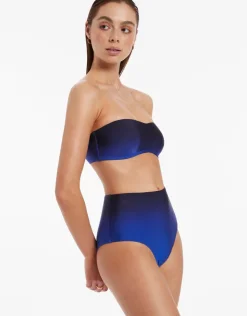 Jets Oia Sunset Minimal Bandeau Bikini Top - Ocean Sale