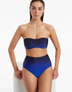 Jets Oia Sunset Minimal Bandeau Bikini Top - Ocean Sale