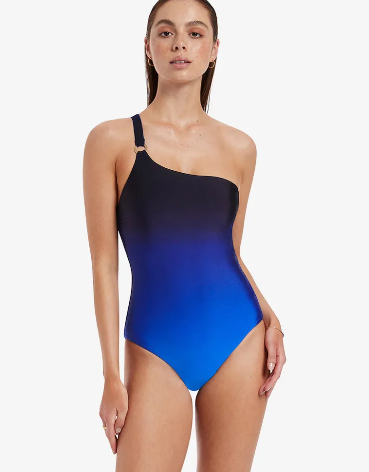 Jets Oia Sunset One Shoulder Swimsuit - Ocean Online
