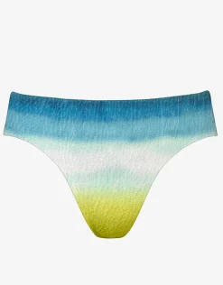 Watercult Ombre Flow High Leg Bikini Pant - Aqua Shades Online