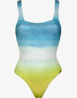 Watercult Ombre Flow Swimsuit - Aqua Shades Online