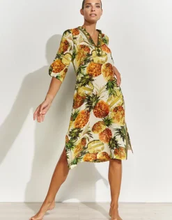 Maryan Mehlhorn Optimist Kaftan - Pina Colada Fashion