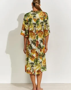 Maryan Mehlhorn Optimist Kaftan - Pina Colada Fashion