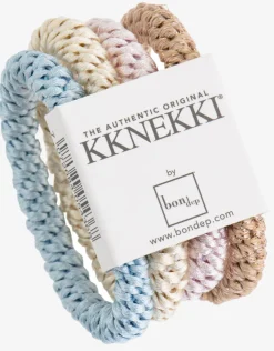Kknekki Original Hair Tie Bundle - Baby Blue, Cream, Pink and Beige Discount