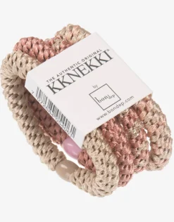 Kknekki Original Hair Tie Bundle - Pinky Beige and Golds Hot