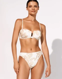 Maryan Mehlhorn Ornation Bandeau Bikini Top - Canvas Sand Clearance