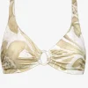 Maryan Mehlhorn Ornation Ring Halter Bikini Top - Canvas Sand Clearance
