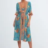 Nuria Ferrer Ornela Kimono - Multi Hot