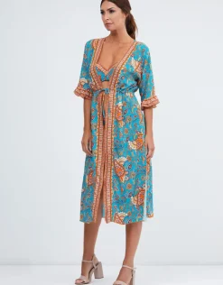 Nuria Ferrer Ornela Kimono - Multi Hot