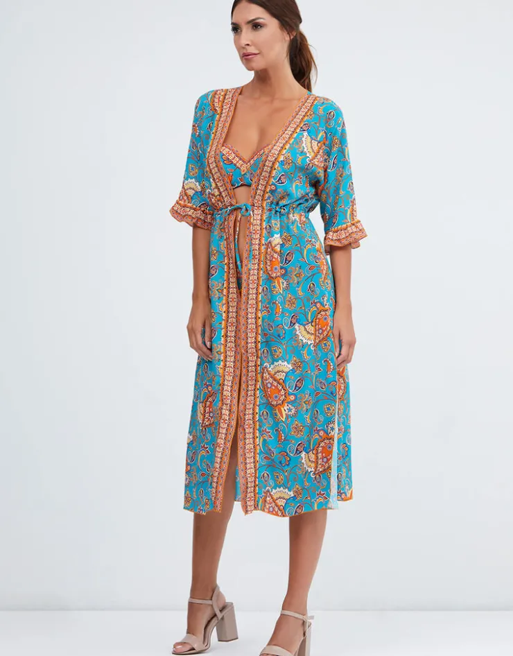 Nuria Ferrer Ornela Kimono - Multi Hot