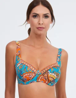 Nuria Ferrer Ornela Underwired Bikini Top - Mutli Hot