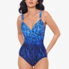 Miraclesuit Paka Mayan Siren Swimsuit - Blue/Black Clearance