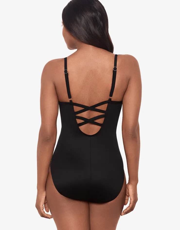 Miraclesuit Paka Mayan Temptation Swimsuit - Blue/Black Best
