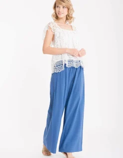 Iconique Palazzo Pants - Blue Best