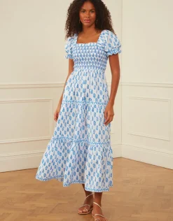 Pink City Prints Palermo Dress - Jodhpur Buta Clearance