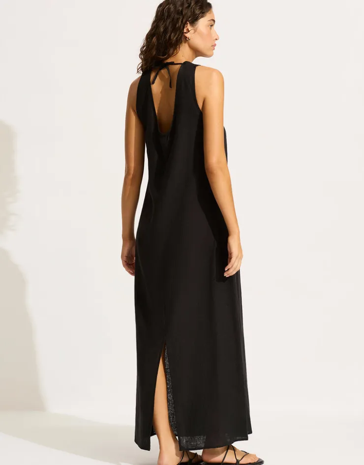 Seafolly Palermo Keyhole Maxi Dress - Black Fashion