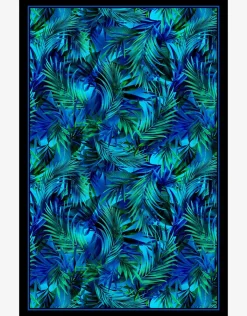 Miraclesuit Palm Reeder Sarong - Blue and Green Hot