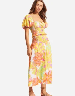 Seafolly Palm Springs Shirring Skirt - Limelight Online